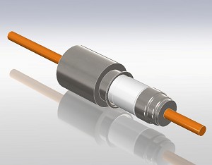 Feedthr Power Weld 1Pin 25kV 185A Copper